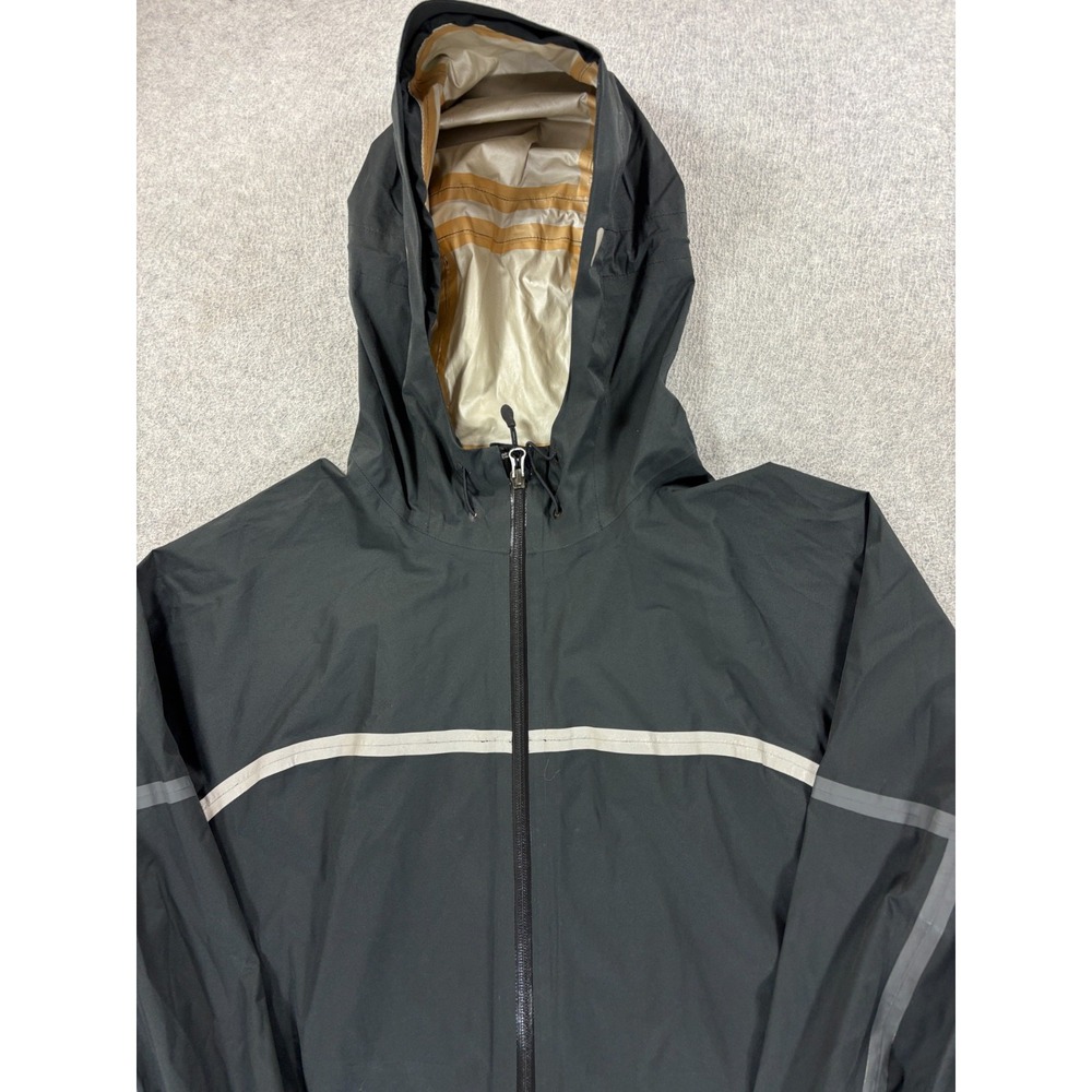 Nike Waterproof Taped Seams Hooded Rain Jacket (Men's Large) Blue - Picture 2 of 12